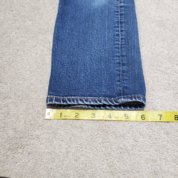 AG ADRIANO GOLDSCHMIED Ex-Boyfriend Slouchy Slim Patchwork Jeans Women's 27 x 26 - Picture 15 of 15